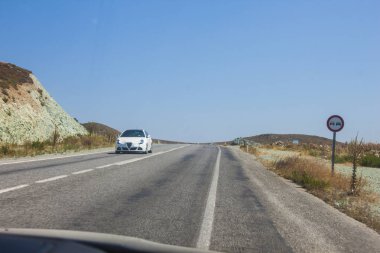 karayolu, yol, otoyol arka plan ünitesi izole