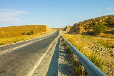 karayolu, yol, otoyol arka plan ünitesi izole