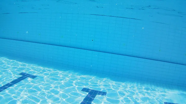 Blick Auf Schwimmbad Unter Wasser — Stockfoto