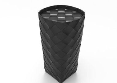 beyaz bir arka plan üzerinde izole 3d Kupası kutusu