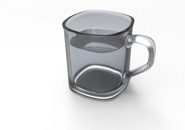 Чашка Чая Изолированы Белом Фоне — стоковое фото