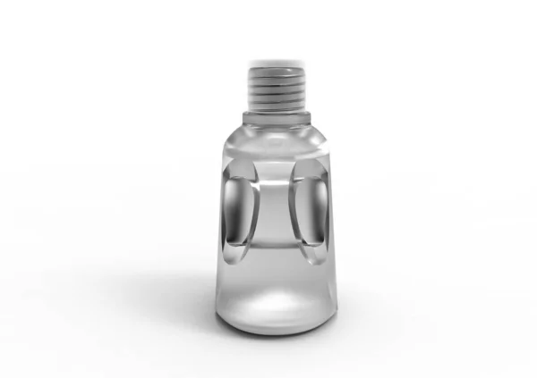 白い背景に分離された の洗剤ボトルの包装 — ストック写真