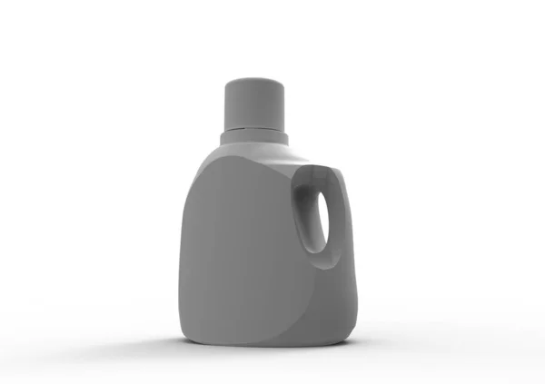 Fles Verpakking Van Het Wasmiddel Geïsoleerd Een Witte Achtergrond — Stockfoto