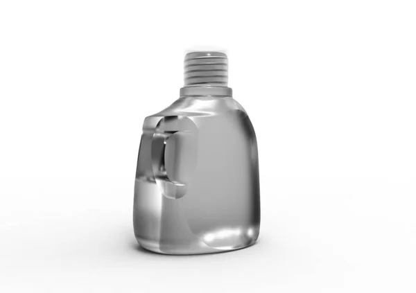 Flaschenverpackung Für Waschmittel Isoliert Auf Weißem Hintergrund — Stockfoto