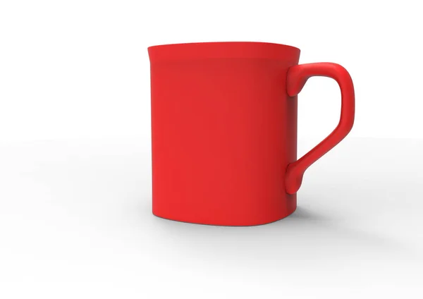 Taza Aislada Sobre Fondo Blanco — Foto de Stock