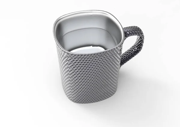 Tasse Thé Isolé Sur Fond Blanc — Photo