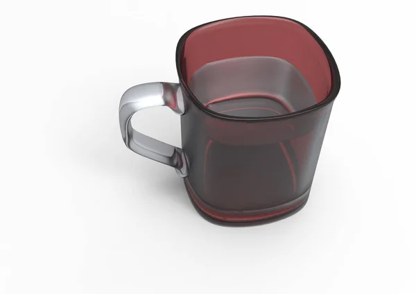 白い背景に隔離されたお茶のカップ — ストック写真
