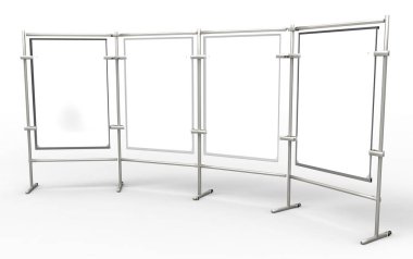 beyaz boş sunu panoları