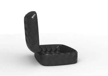 Beyaz arka plan üzerinde takı kutusu