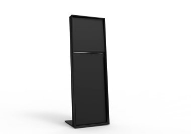 Sergi donatımı, kopya alanı 3d görüntü.