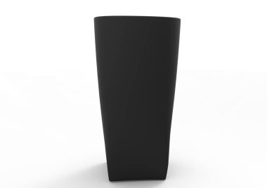 beyaz bir arka plan üzerinde izole 3d Kupası kutusu