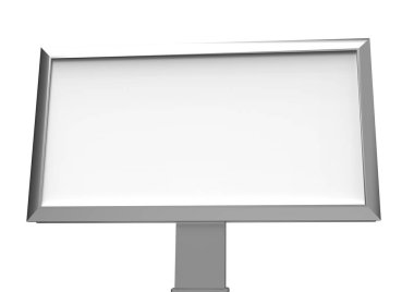 Boş billboard reklam için alacakaranlıkta