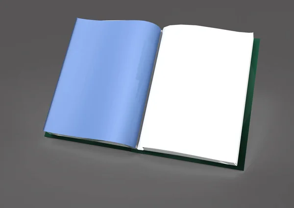 Boek Notebook Geïsoleerd Een Witte Achtergrond — Stockfoto