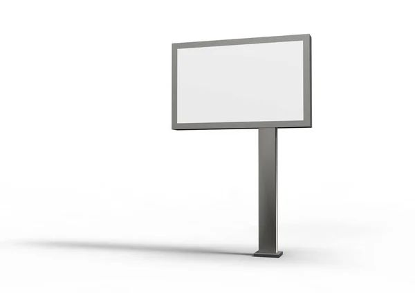 beyaz bir arka plan üzerinde izole 3d billboard