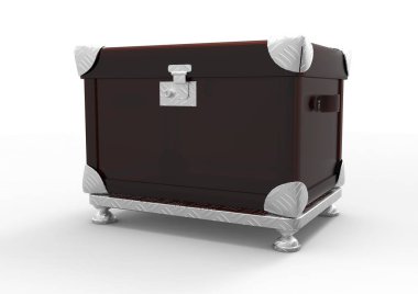 Boş takı veya hediye dava üzerinde beyaz renk