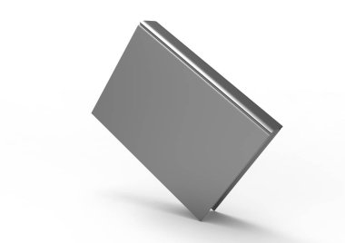 Dikey kitap kapak şablonu