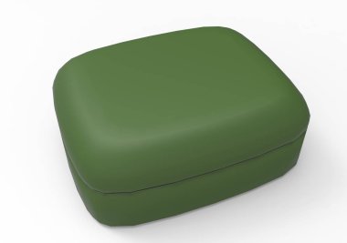 Beyaz arka plan üzerinde takı kutusu