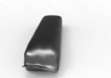 Çanta beyaz arkaplanda izole edildi