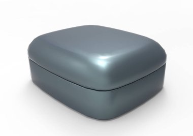 Beyaz arka plan üzerinde takı kutusu