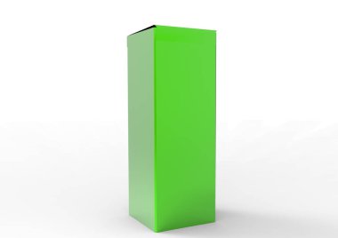 Beyaz arka plan üzerinde izole paket kutu