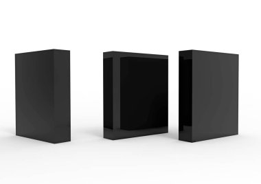 Gerçekçi renk paket kutu yazılım ve elektronik cihazlar için