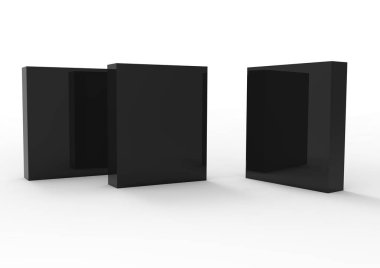 Gerçekçi renk paket kutu yazılım ve elektronik cihazlar için