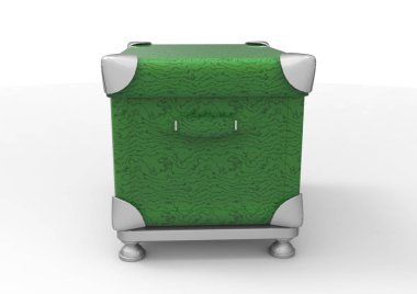 Boş takı veya hediye dava üzerinde beyaz renk