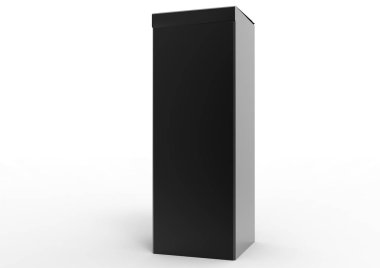 Beyaz arka plan üzerinde izole paket kutu