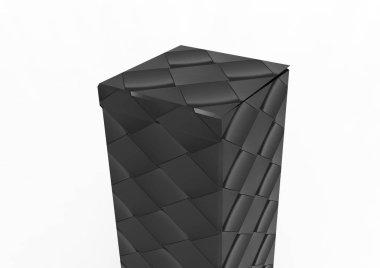 Beyaz arka plan üzerinde izole paket kutu