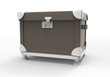 Boş takı veya hediye dava üzerinde beyaz renk