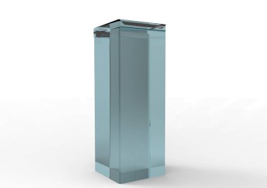 Beyaz arka plan üzerinde izole paket kutu