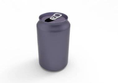 alüminyum kutu beyaz arkaplanda izole edilebilir