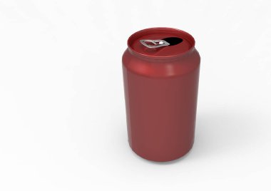 alüminyum kutu beyaz arkaplanda izole edilebilir