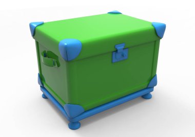 Boş takı veya hediye dava üzerinde beyaz renk