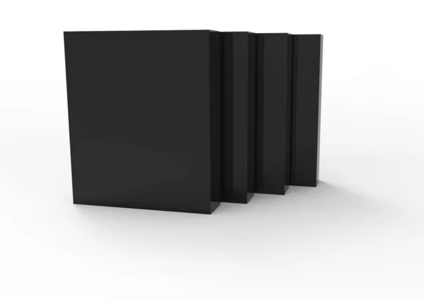 Caixa Pacote Cores Realista Para Software Dispositivos Eletrônicos — Fotografia de Stock