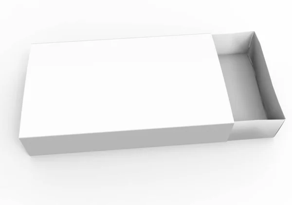 マッチ箱と白い背景の上の一致 — ストック写真