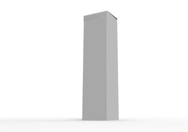 Package Box Isolated White Background — Stock Photo, Image