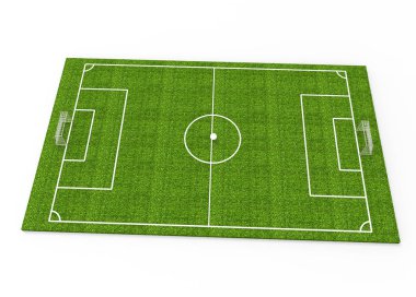 arka plan olarak yeşil futbol sahası