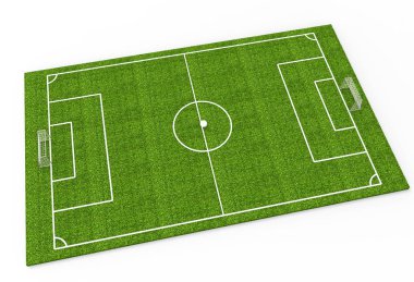 arka plan olarak yeşil futbol sahası