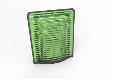 boş folyo yiyecek veya içecek çanta ambalaj Vana ve üzerinde beyaz izole mühür