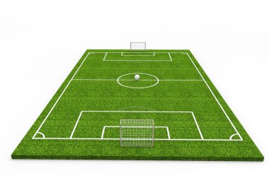 arka plan olarak yeşil futbol sahası