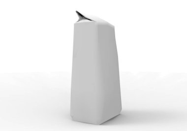 paket çerez. ürün yolu ile beyaz bir arka plan üzerinde yalıtım için ambalaj