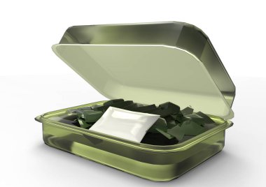 Plastik salatası konteyner pazarı için