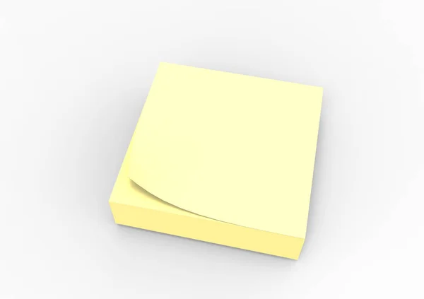 Farverige Stick Note Isoleret Hvid Baggrund - Stock-foto