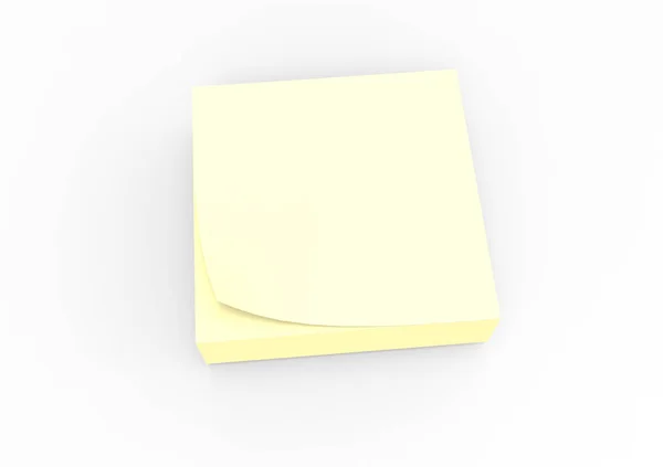 Colorful Stick Note Isolated White Background — Stock Photo, Image
