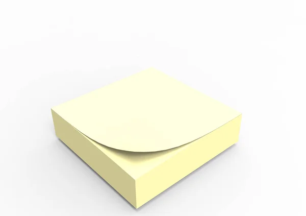 Bunte Stick Note Isoliert Auf Weißem Hintergrund — Stockfoto