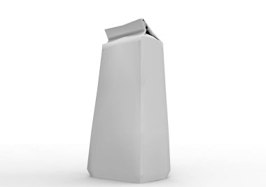 paket çerez. ürün yolu ile beyaz bir arka plan üzerinde yalıtım için ambalaj