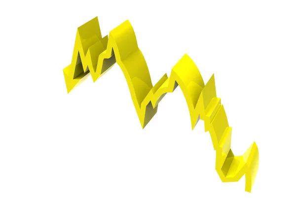 Hareketli Yukarı Arow Risk — Stok fotoğraf