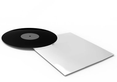 plak ve sürahi beyaz arka plan üzerinde