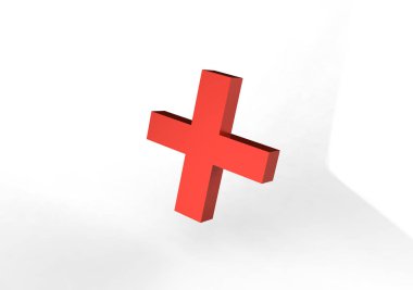 3D artı renk simgesi